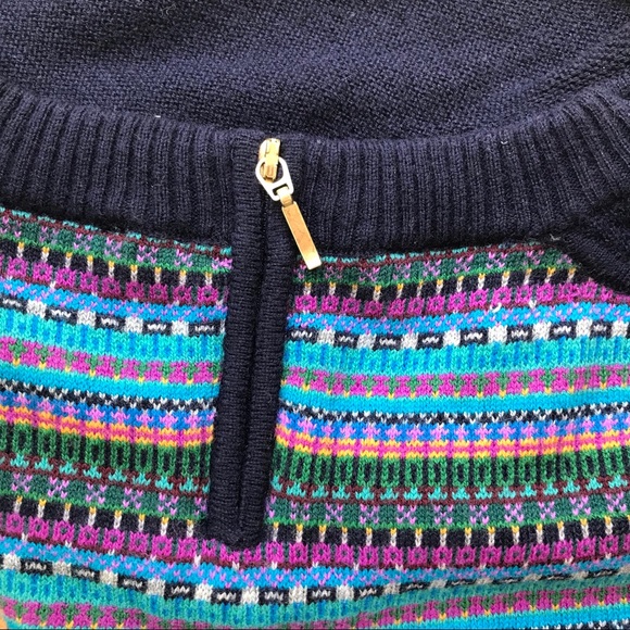 Talbots Fair Isle Raglan Sleeve Sweater - Picture 5 of 7